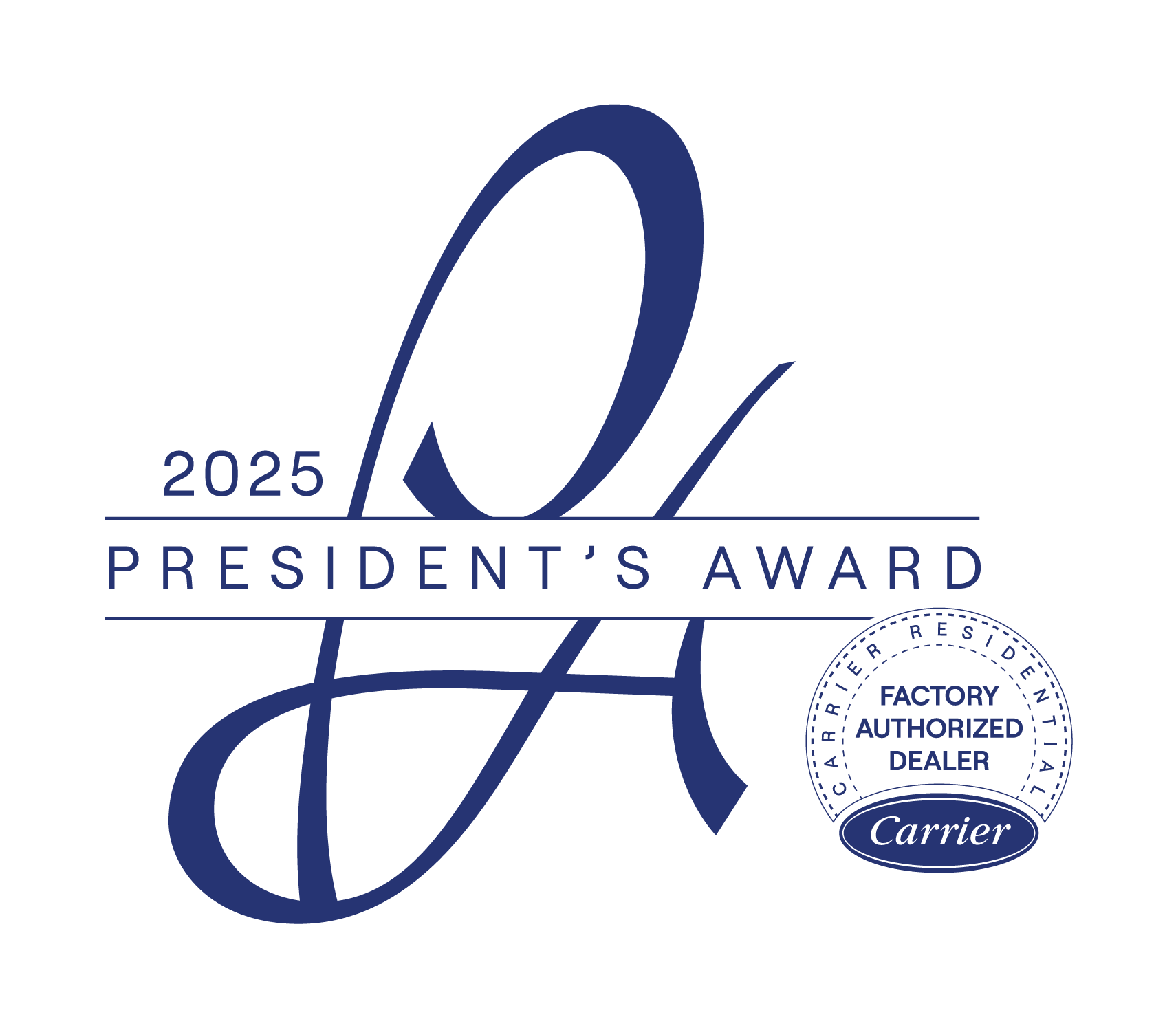 Carrier President's Award Logo 2025