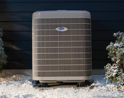 heat pump in winter